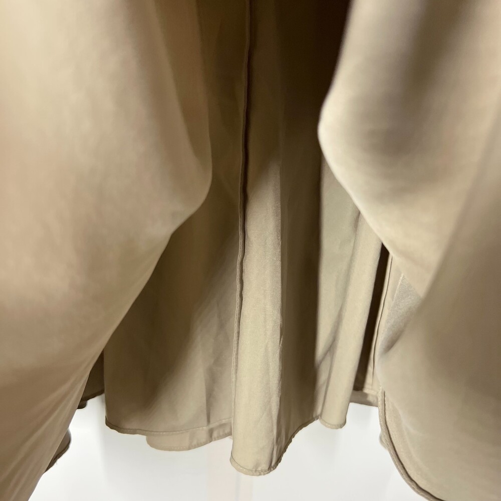 Banana Republic dress sz 4 silk slip dress tank v neck taupe womens NEW - Picture 8 of 10